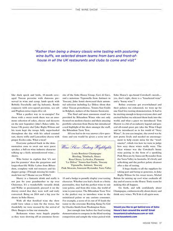 Imbibe Magazine July/Aug 2016 | Your Starter for Ten | Christopher Cooper | Wine Writer